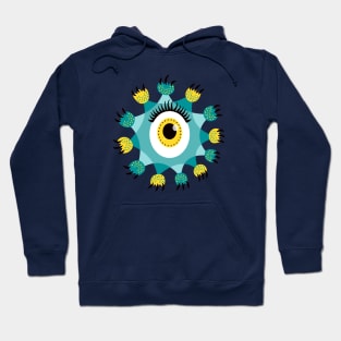 Cute Eye Monster Paws And Claws Hoodie